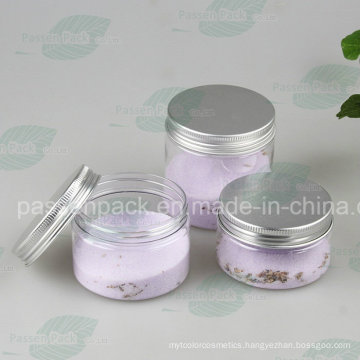 80g Round Plastic Cosmetic Cream Jar with Aluminum Lid